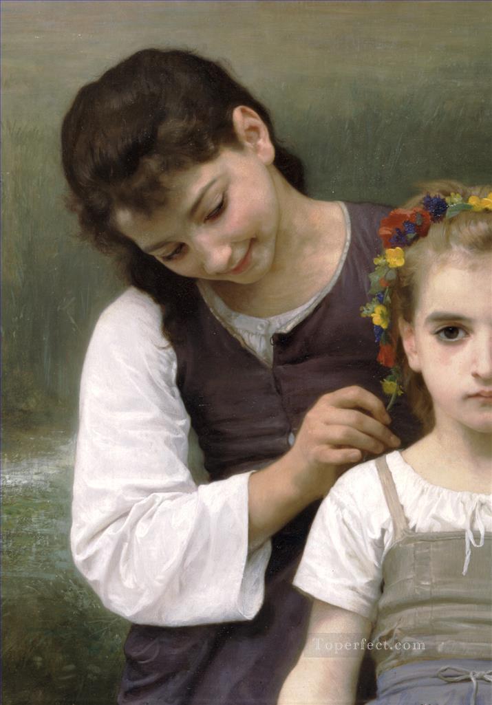 Parure des champs dejó el realismo William Adolphe Bouguereau Pintura al óleo